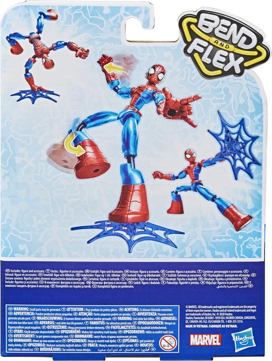 Actual product image Hasbro Avengers Bend And Flex Spider Man