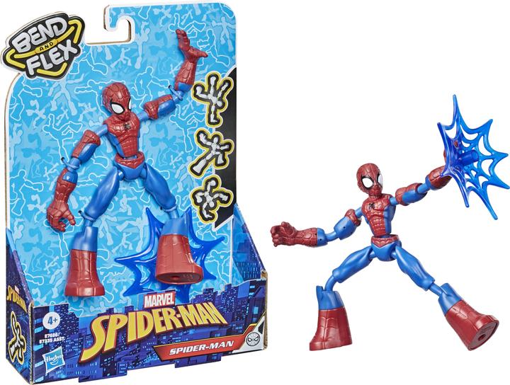 Actual product image Hasbro Avengers Bend And Flex Spider Man