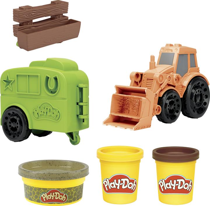 Produktbild Play-Doh Traktor und Pferdeanhänger