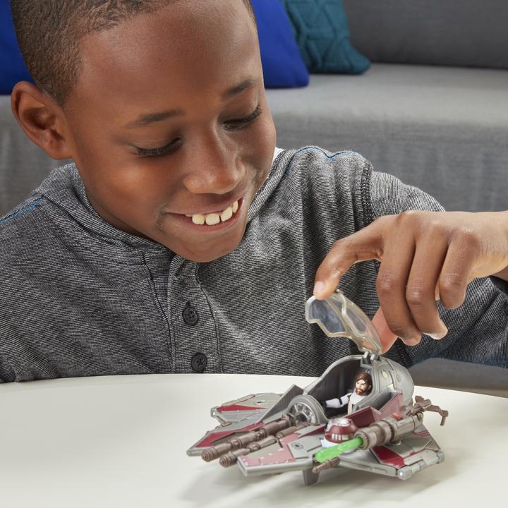 Image du produit Hasbro Flotte de mission Obi-Wan Kenobi Jedi Starfighter