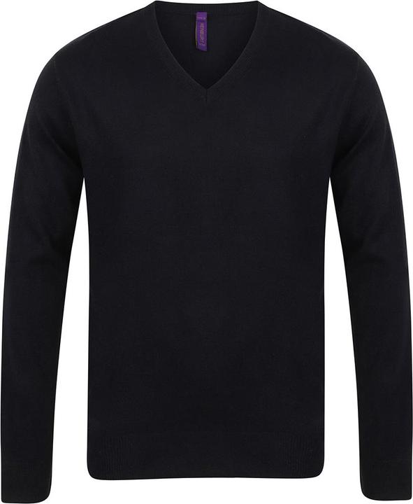 Henbury FeinstrickPullover Sweatshirt mit VAusschnitt