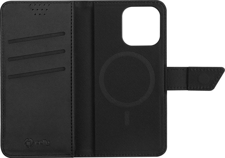 Produktbild Celly WALLYMAG Handytasche 15,5 cm (6,1') Pouch Case Schwarz (Apple iPhone 13 Pro)
