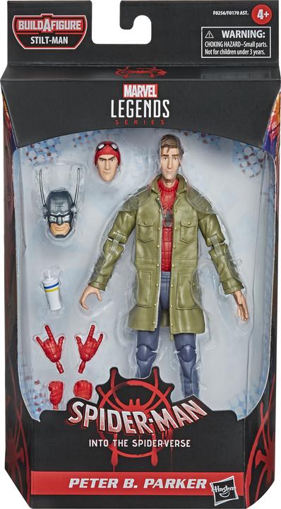 Actual product image Hasbro Marvel Legends Series Spider-Man: A New Universe Peter B. Parker