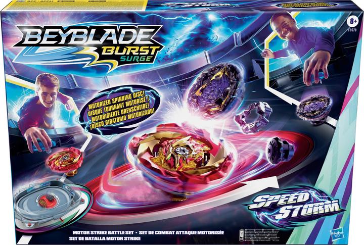 Actual product image Hasbro Beyblade Burst Surge Speedstorm Motor Strike Battle Set