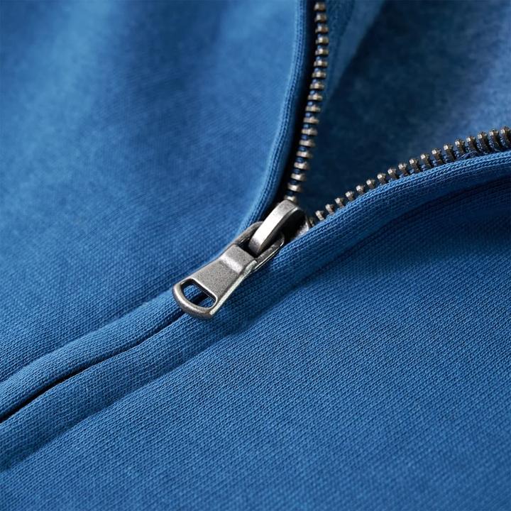Actual product image VidaXL Children's hooded jumper blue 128,Material: 80 % cotton. 20 (128)