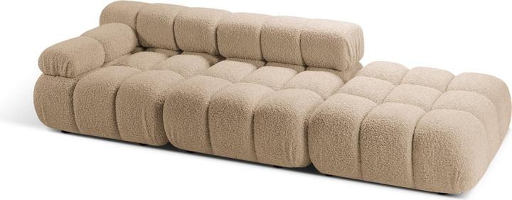 Image du produit Micadoni Canapé Modulable Gauche en Velours, "Bellis", 4 Places, 282x94x70 Fabriqué en Europe (2 places, 3 places, 4 places)