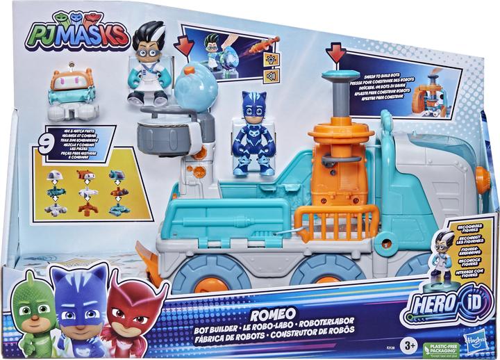 Image du produit PJ Masks Jouet préscolaire Romeo's Robot Lab, véhicule 2-en-1 et Ro