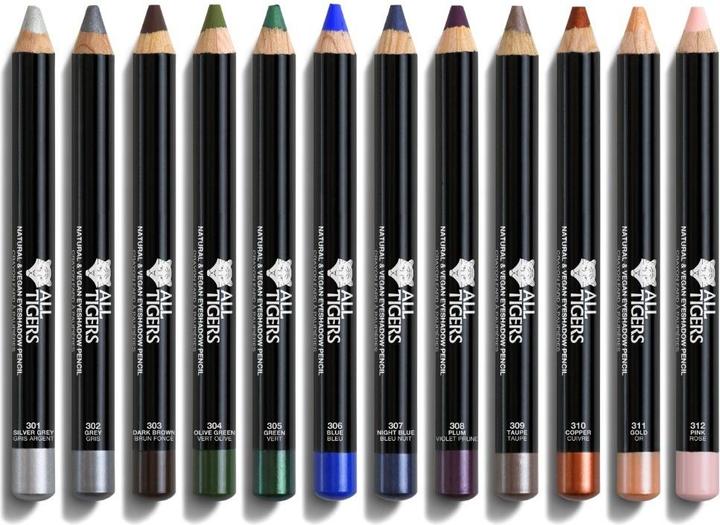 Produktbild All Tigers Natürlicher & Veganer Lidschatten (Silber)