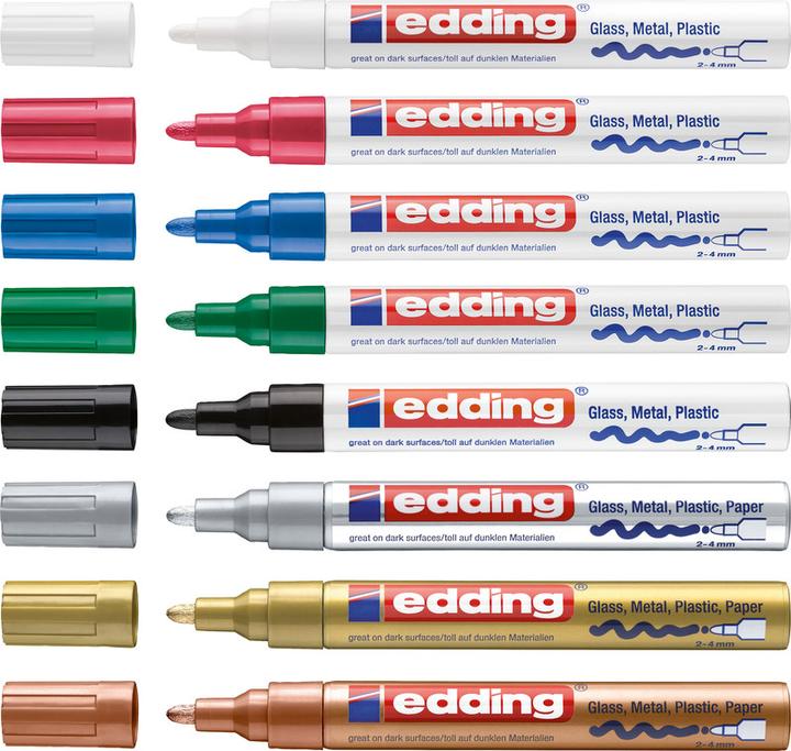 Actual product image Edding 750 Gloss paint markers (Red, 2 mm, 1 x)