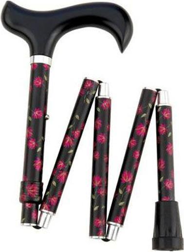 Actual product image Gastrock Deluxe super mini folding cane Fleur