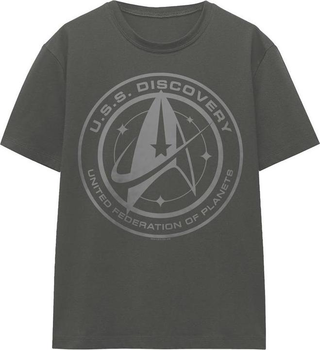 Actual product image Universal Textiles Unisex Adult Discovery Crest T-Shirt (XXL)