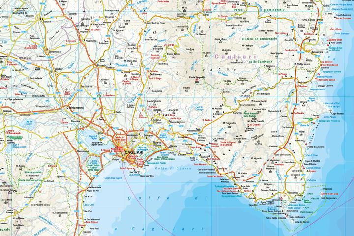 Actual product image Map of Sardinia / Sa