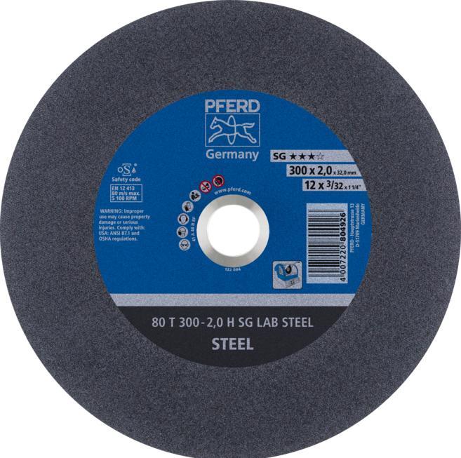Image du produit Pferd Disque à tronçonner LABOR 80 T 300-2.0 A 46 H SG-LAB/32.0 UE : 20