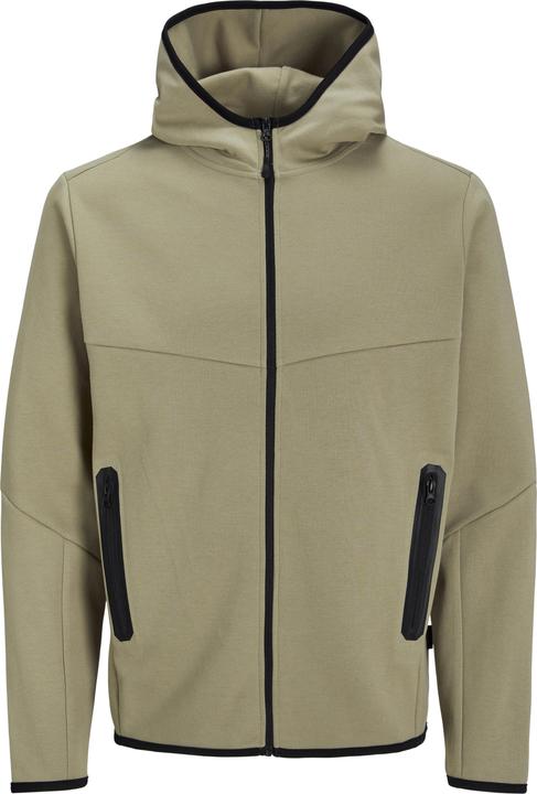 Jack & Jones Einfarbig Kapuzenpullover mit Reissverschluss Kapuzenjacke