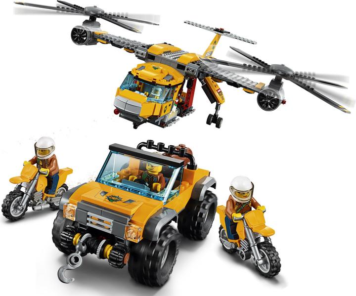 Image du produit LEGO Hélicoptère Jungle Air Drop (60162, LEGO City)