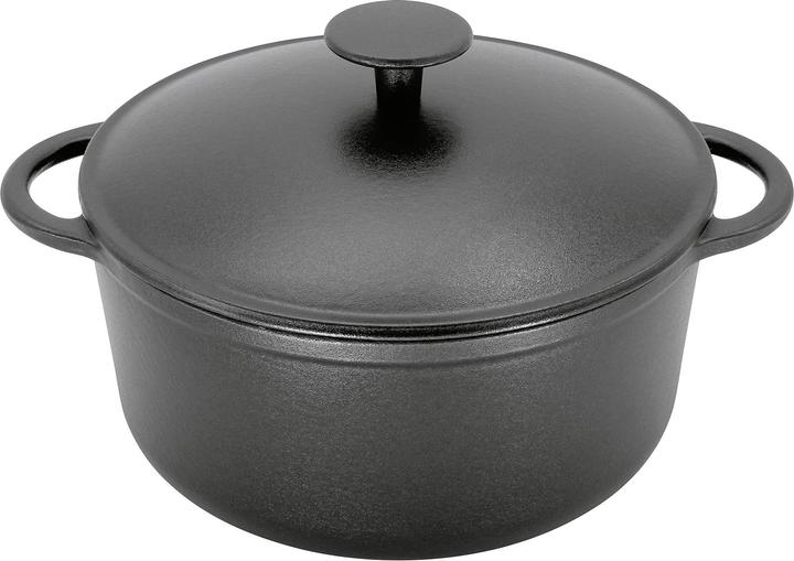 Produktbild Krüger Fleischtopf 'Rustica' (24 cm, Kochtopf, Gusseisen)