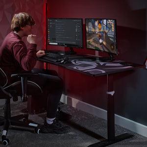 Produktbild X Rocker Xrocker Cougar XL Gaming Tisch Grau