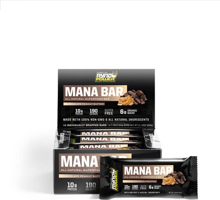 Immagine prodotto Ryno Power Mana Bar Caddy (Chocolate, 12 pz.)