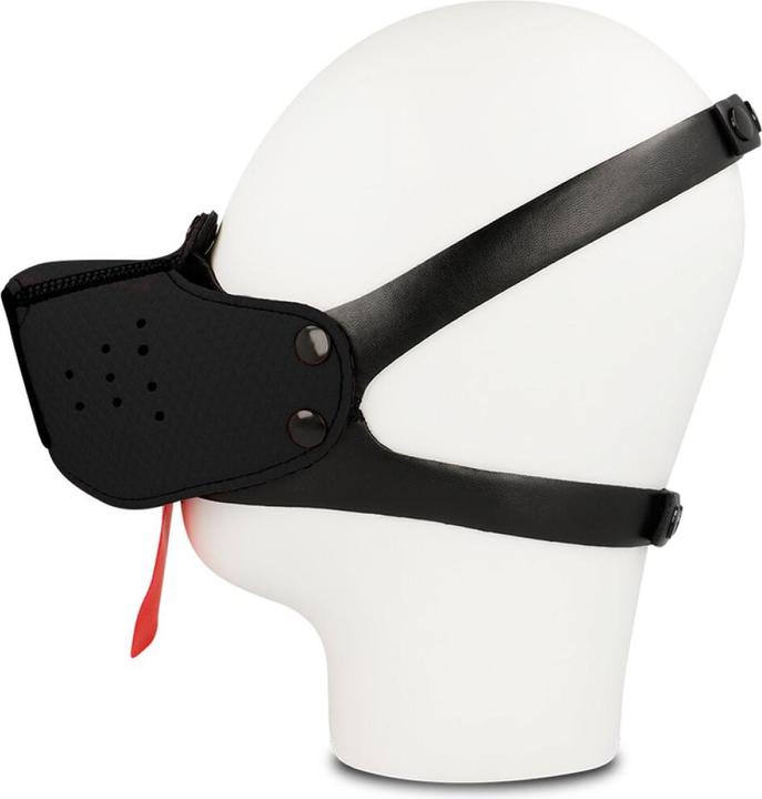 Actual product image Ohmama Fetish Dog Muzzle - Black