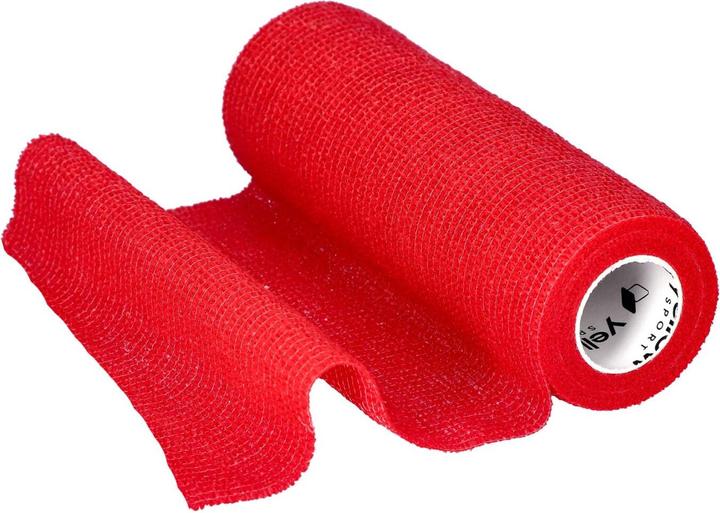Produktbild Yellow Kohäsive Fixierbinden 5cmx4.5m, rot