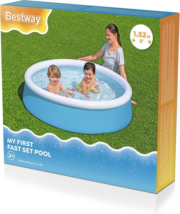 Produktbild Bestway My First Fast Set Aufstellpool Ø 152 x 38 cm, blau, rund