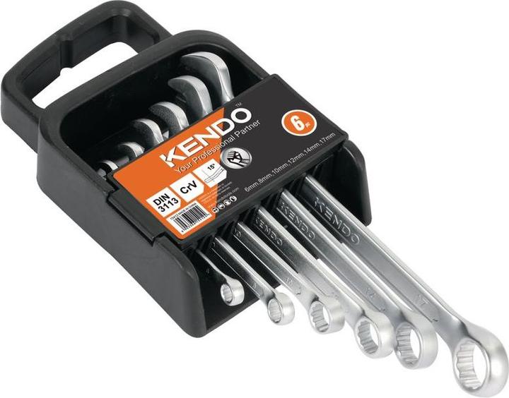 Actual product image Kendo Combination wrench set 6-piece (17 mm)