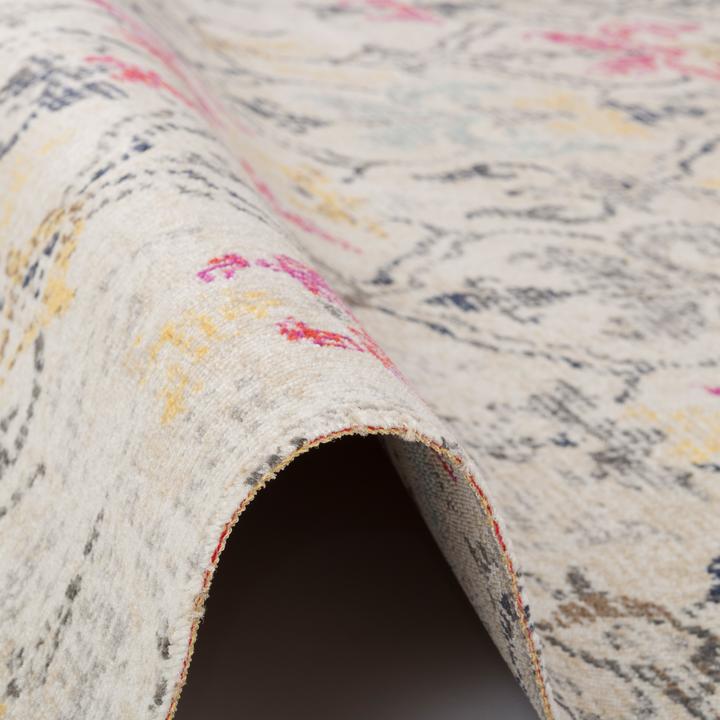 Produktbild Pergamon Kurzflor Designer Teppich Modern Vintage Orient Muster (160 x 230 cm)