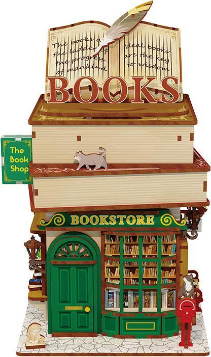 Actual product image Tonecheer Time Bookstore - Miniaturhaus