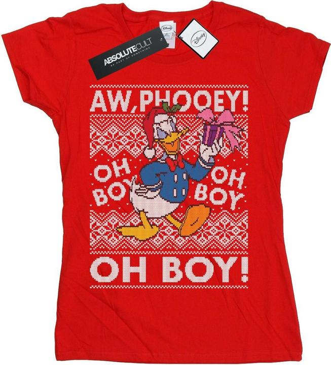 Produktbild Disney Donald Duck Christmas Fair Isle TShirt (XXL)
