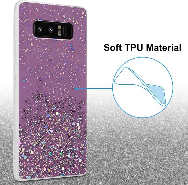 Produktbild Cadorabo TPU Cover funkelnder Glitter (Samsung Galaxy Note 8)