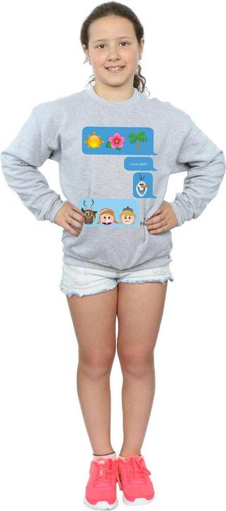 Immagine prodotto Disney Frozen I Love Heat Felpa Ragazze (152, 158)