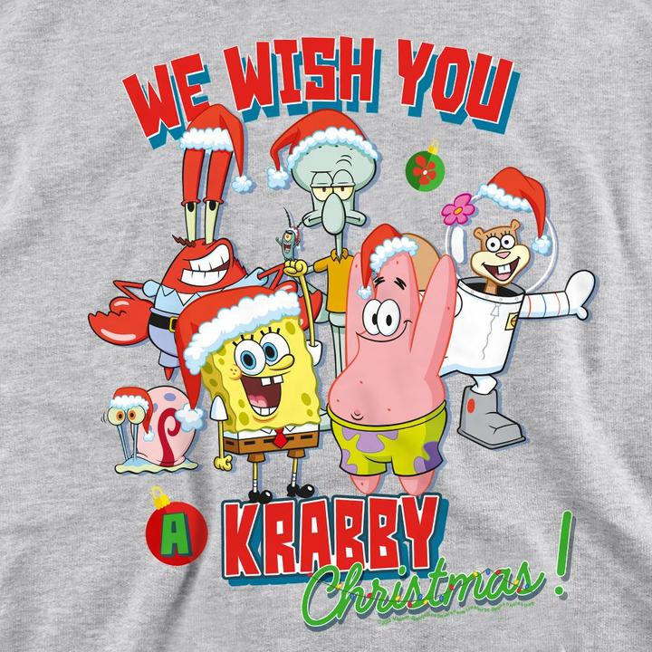 Produktbild Spongebob Squarepants We Wish You A Krabby Christmas! Sweatshirt (L)