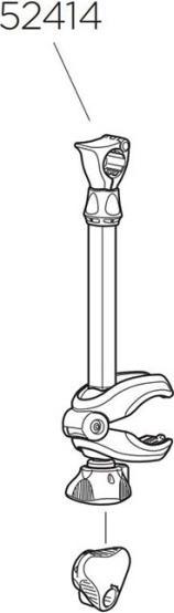 Immagine prodotto Thule braccio di supporto 2a ruota 30mm senza serratura (Nero)