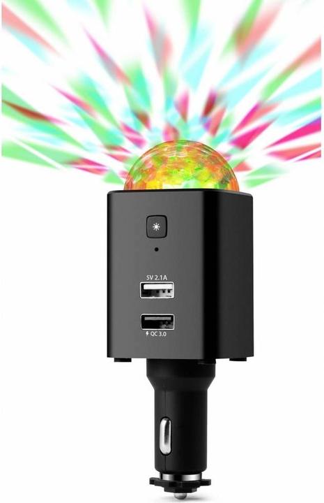 Technaxx Cigarette Lighter Disco Mobile Car Charger TX 159