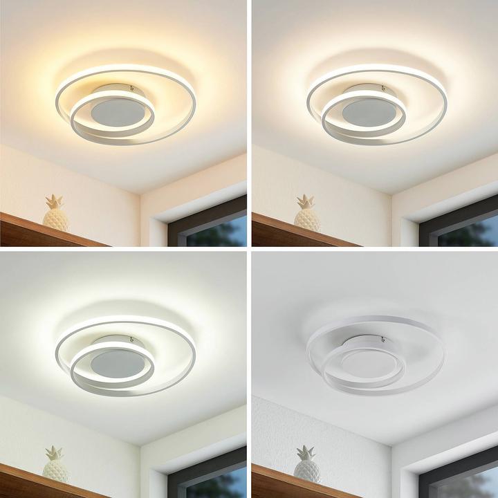 Produktbild Lindby LED-Deckenlampe Emisua CCT dimmbar weiss (850 lm)