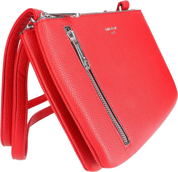 Produktbild Gallantry Rote Handtasche aus genarbtem Kunstleder