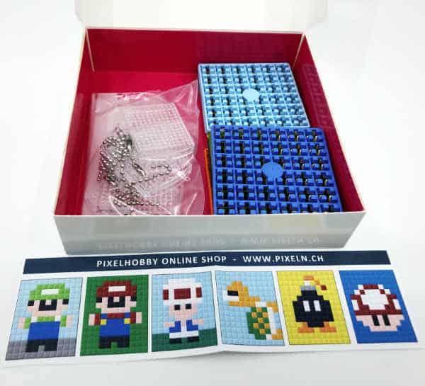Produktbild pixeln.ch Schlüsselanhänger 6er Geschenk Set - Super Mario