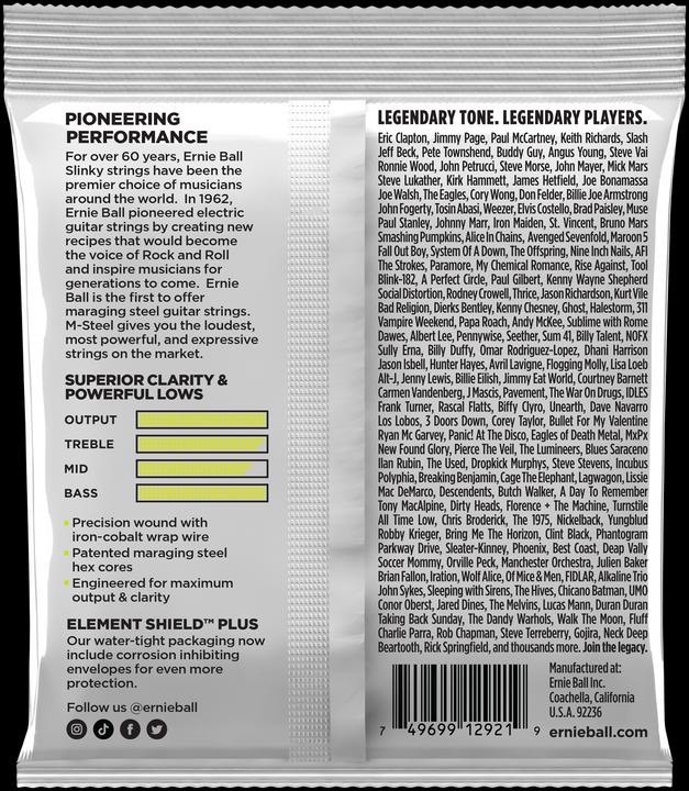 Nährwerte und Zutaten Ernie Ball Slinky M-Steel Regular (6 x, E-Gitarre, 0.05")