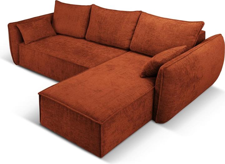 Actual product image Micadoni Right Corner Sofa With Bed Function And Box, "Kaelle", 4 Seats, 252x165x87Made in Europe (Corner sofa)
