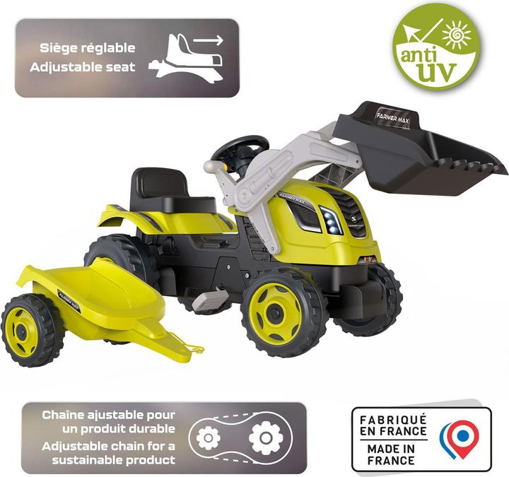 Actual product image Smoby Farmer Max + Trailer