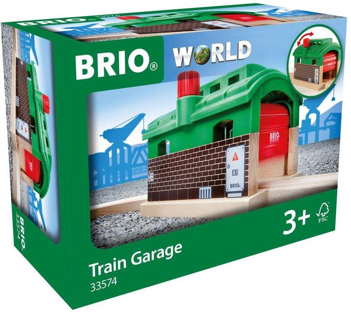 Image du produit Brio Remise à locomotives avec porte roulante