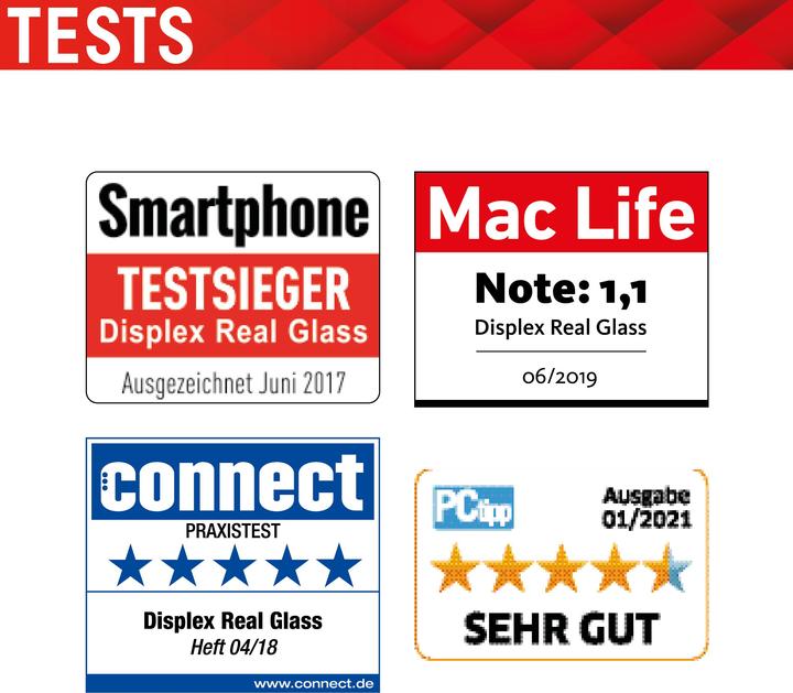 Actual product image Displex Real Glass, 2D Panzerglas + Handyhülle (1 Piece, Apple iPhone 13 Pro Max)