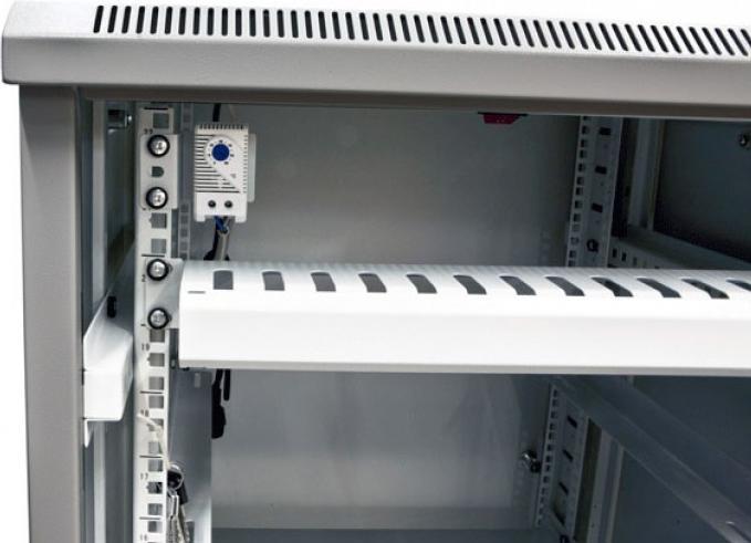 Produktbild Allnet 19 Schrank 32HE B600 / T1000mm *lichtgrau* SNB-Serie (32 HE, 19 Zoll Rack)
