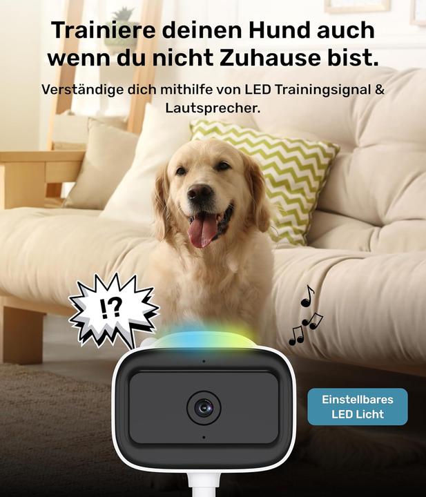 Produktbild PetTec Überwachungskamera mit App und Nachtsicht