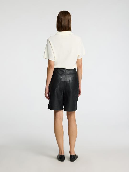 Immagine prodotto Selected Femme Pantaloncini in pelle a vita alta (38)