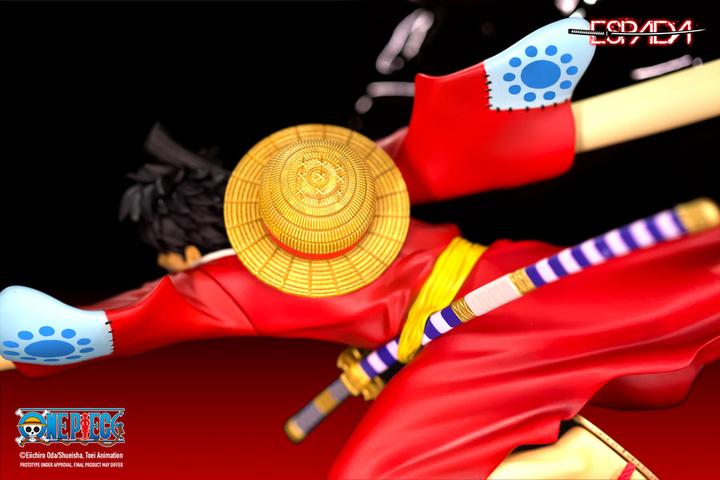 Actual product image Espada One Piece "Monkey D. Luffy" 1/8 PVC Wall Statue