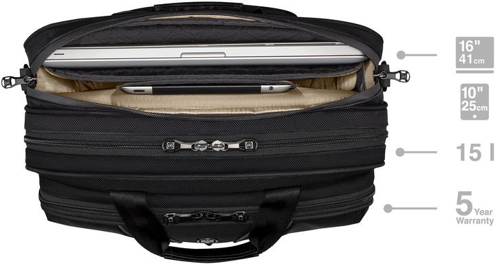 Actual product image Wenger Legacy Black Series 16" Laptop-Tasche - schwarz (16")