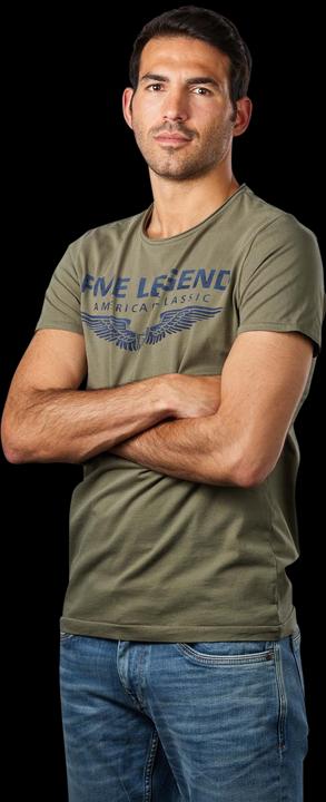 Actual product image Pme Legend T-Shirt Round Neck Printed dusty olive (S)