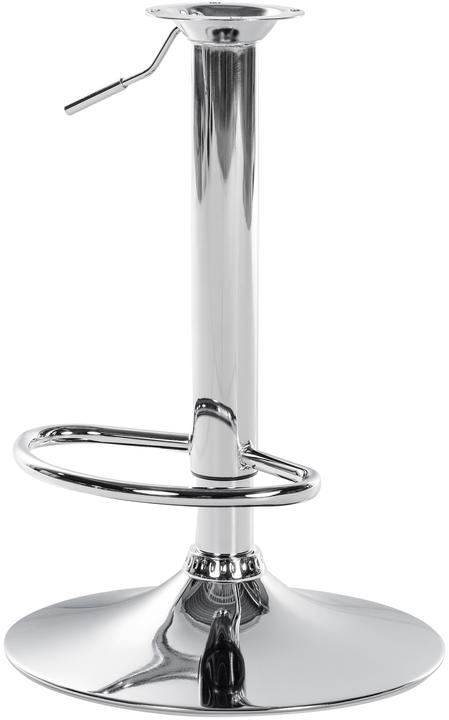 CLP Piètement de rechange pour tabouret de bar 8 x 8 cm, chromé