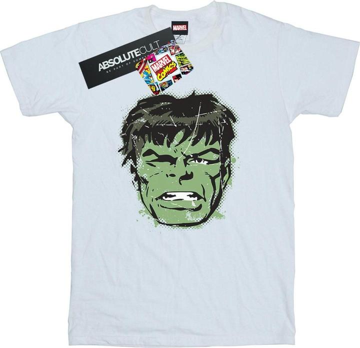 Image du produit - T-shirt INCREDIBLE HULK DISTRESSED FACE - Homme (S)
